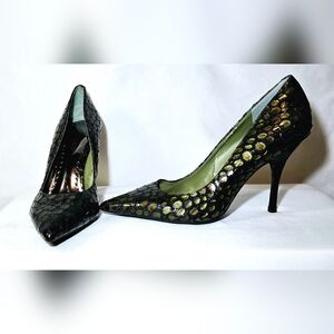 BCBGirls high heel pumps - pointed toe Alligator Pattern
